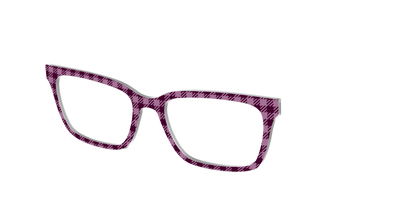 The Merlot Gingham - Angle Top Thumbnail - Pair Eyewear