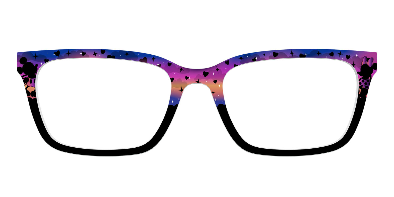 The Mickey & Minnie Shadow Play - Front Top Image - Pair Eyewear