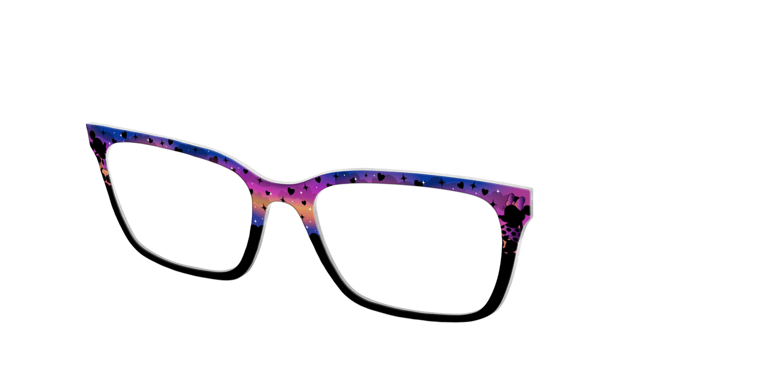 The Mickey & Minnie Shadow Play - Angle Top Image - Pair Eyewear