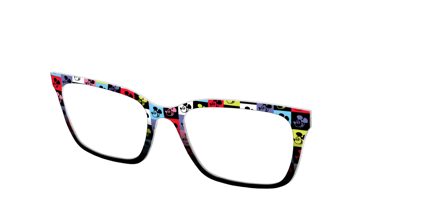The Mickey Check - Angle Top Image - Pair Eyewear