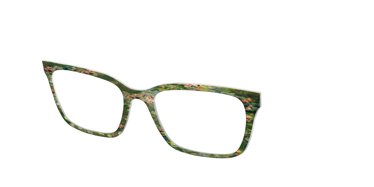 Monet Water Lilies - Angle Top Image - Pair Eyewear