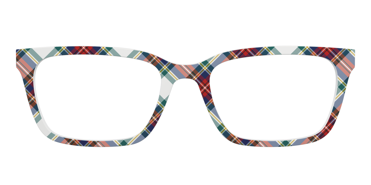 The Noel Plaid - Front Top Image - Pair Eyewear