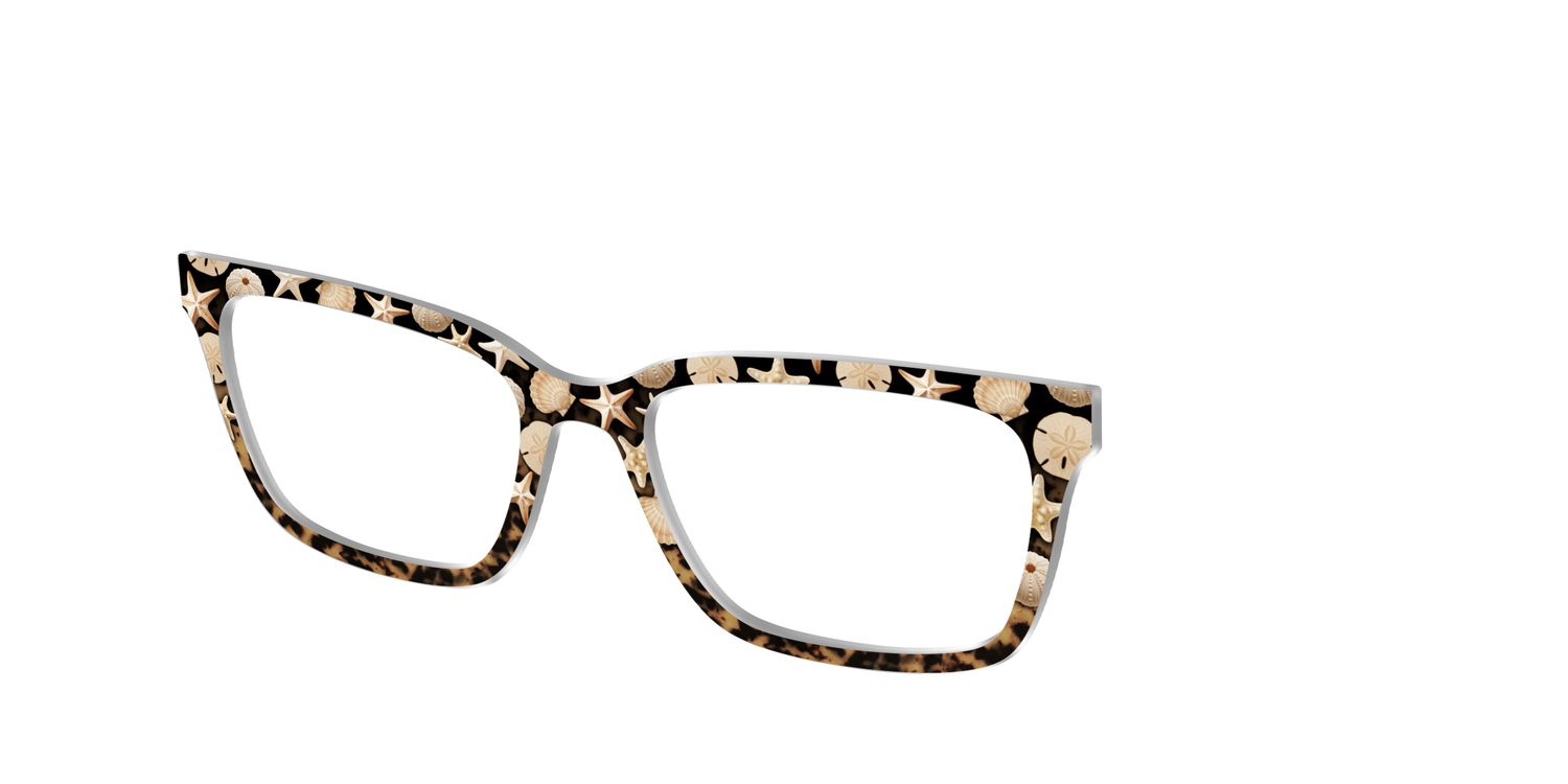 The Ocean Treasures Tortoise - Angle Top Image - Pair Eyewear