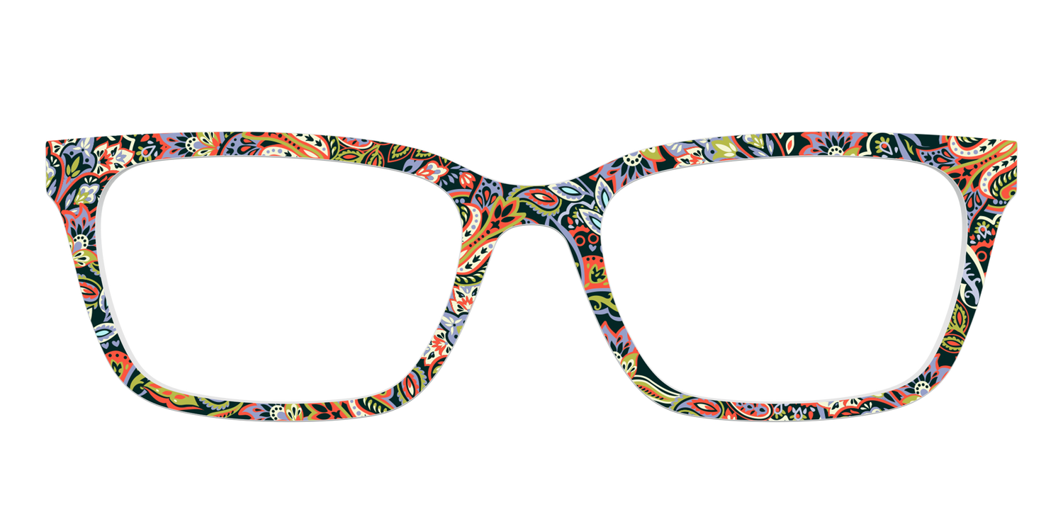 The Paradise Paisley - Front Top Image - Pair Eyewear