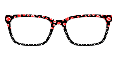 The Peppermint Pin Dot Split - Front Top Thumbnail - Pair Eyewear