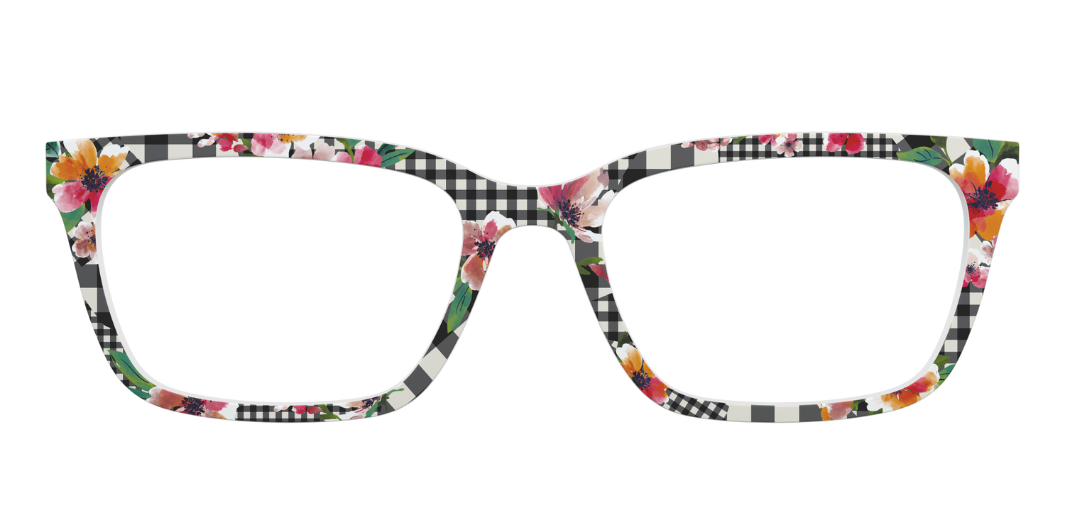 The Petal Plaid - Front Top Image - Pair Eyewear