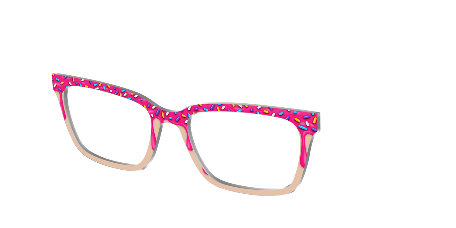 The Pink Pastry - Angle Top Image - Pair Eyewear