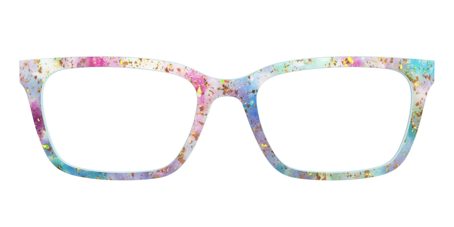 The Pixie Bokeh with Gold Flakes - Front Top Image - Pair Eyewear