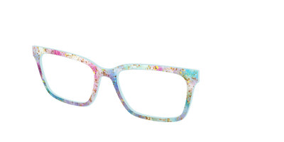The Pixie Bokeh with Gold Flakes - Angle Top Thumbnail - Pair Eyewear