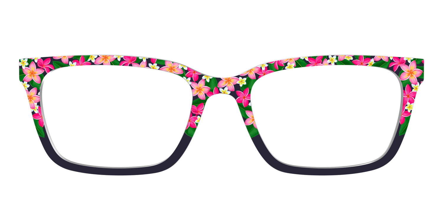 The Plumeria Crown - Front Top Image - Pair Eyewear