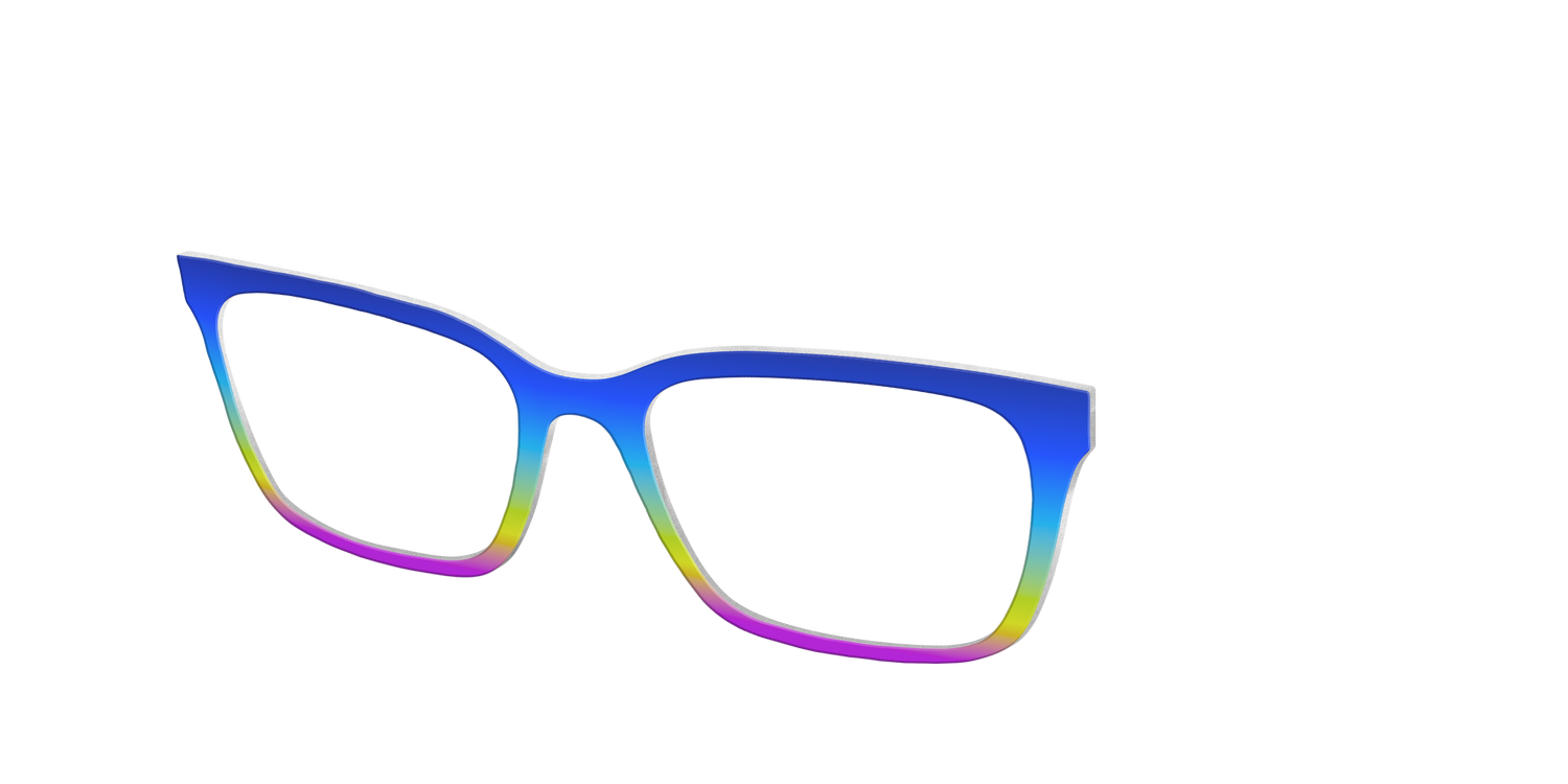 The Polaris Gradient - Angle Top Image - Pair Eyewear