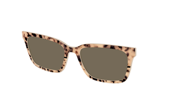 The Polarized Bisque Tortoise Split Sun Top - Angle Top Thumbnail - Pair Eyewear