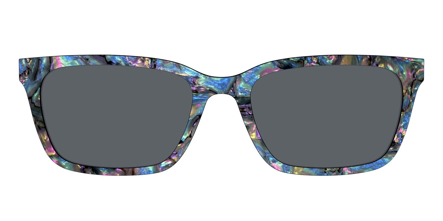 The Polarized Midnight Abalone Sun Top - Front Top Image - Pair Eyewear