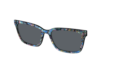 The Polarized Midnight Abalone Sun Top - Angle Top Thumbnail - Pair Eyewear