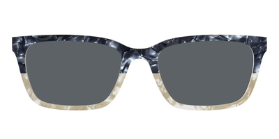 The Polarized Navy to Taupe Pearl Split Sun Top - Front Top Thumbnail - Pair Eyewear
