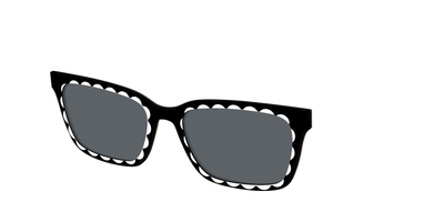 The Polarized Stylish Daisy Sun Top - Angle Top Thumbnail - Pair Eyewear