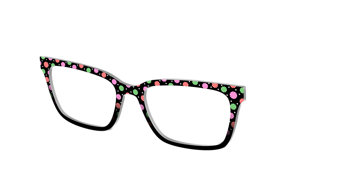 The Pretty Peppermints - Angle Top Image - Pair Eyewear