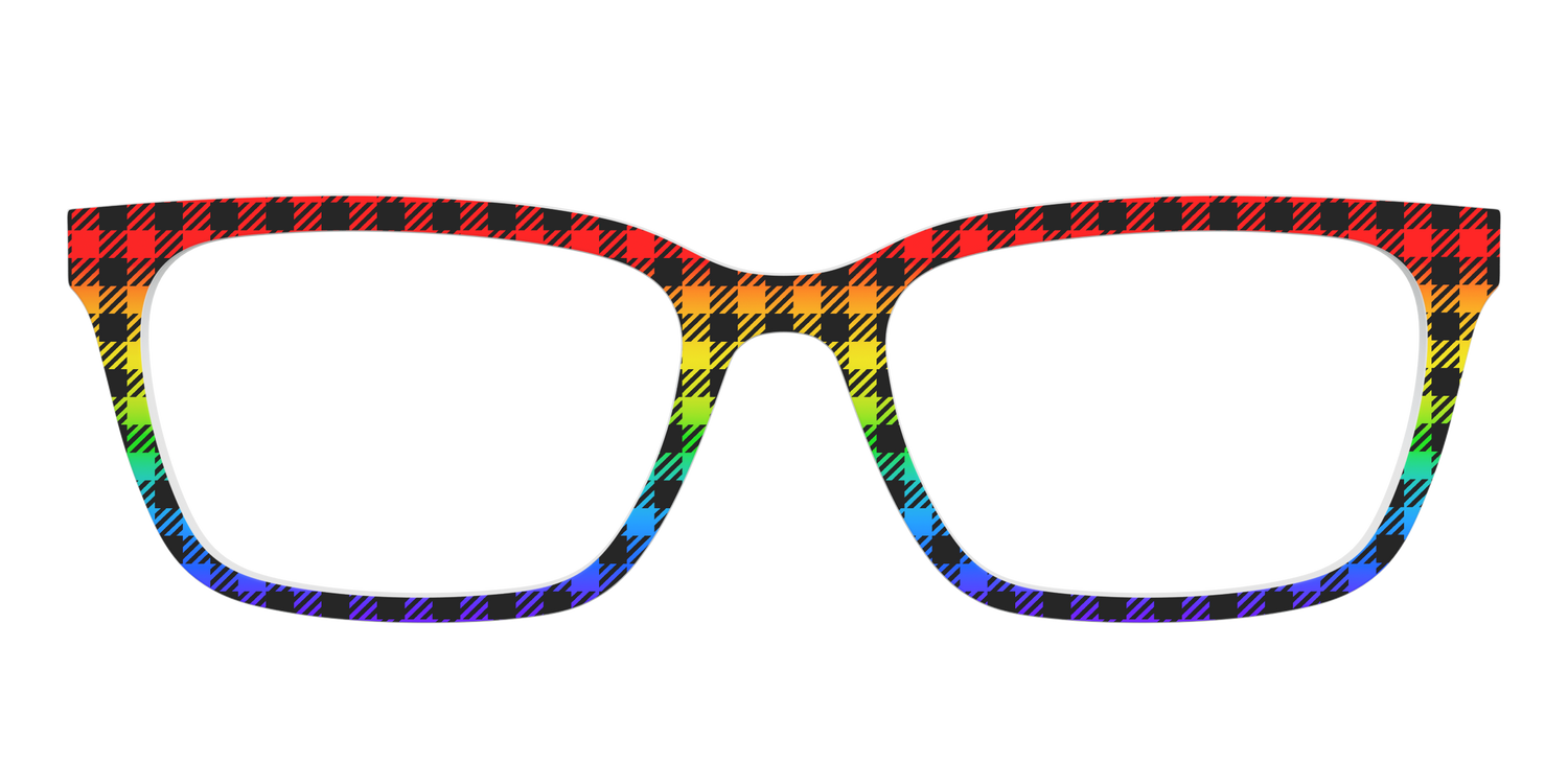 The Primary Plaid - Front Top Image - Pair Eyewear