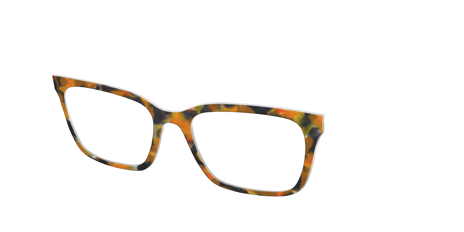 The Pumpkin Tortoise - Angle Top Image - Pair Eyewear