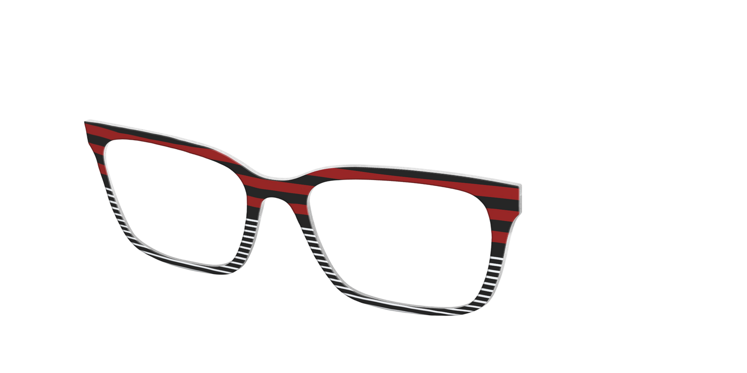 The Punk Stripes Split - Angle Top Image - Pair Eyewear