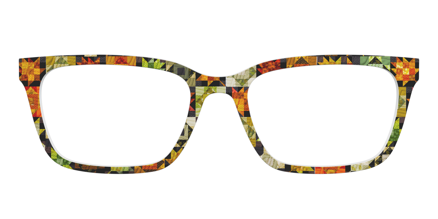 The Quilted Leaves - Front Top Image - Pair Eyewear
