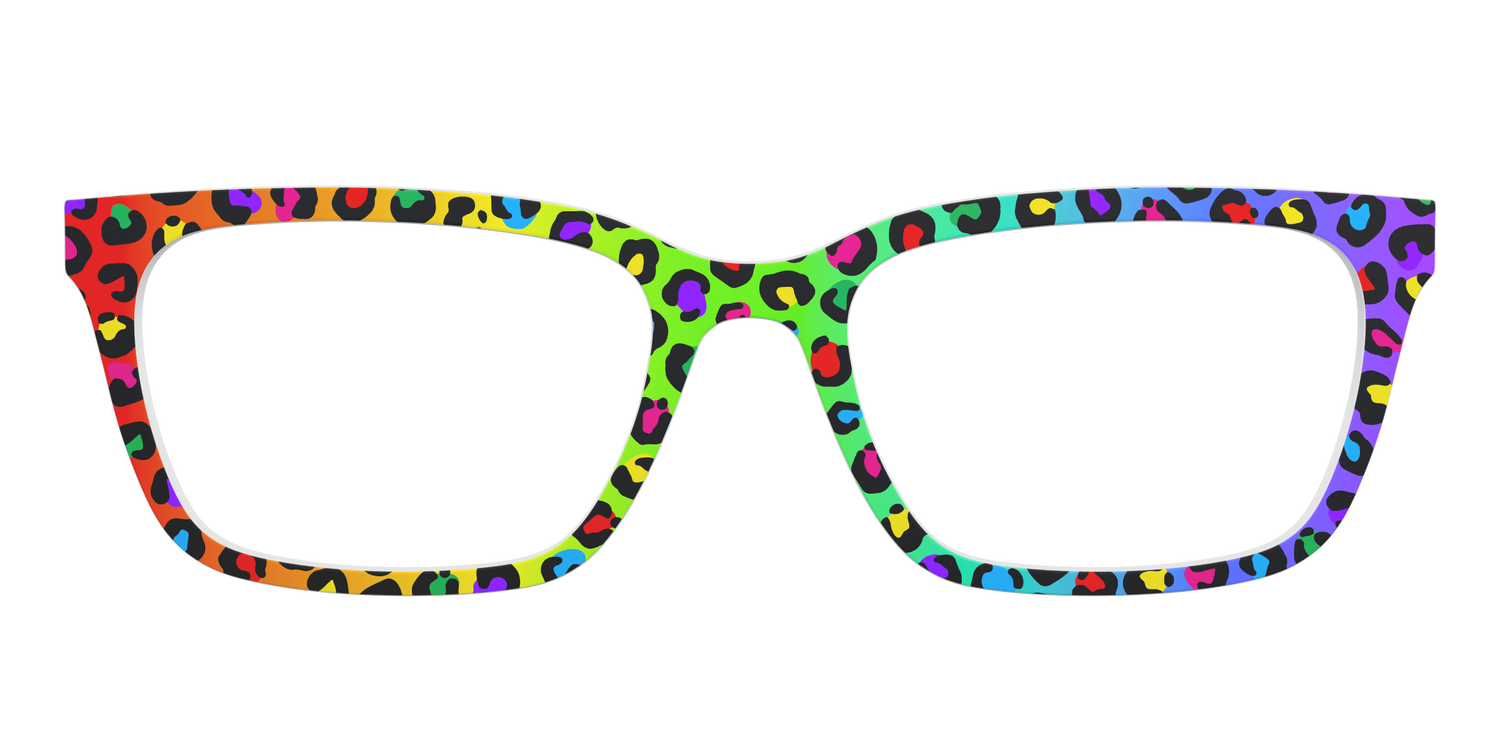 The Rainbow Cheetah - Front Top Image - Pair Eyewear