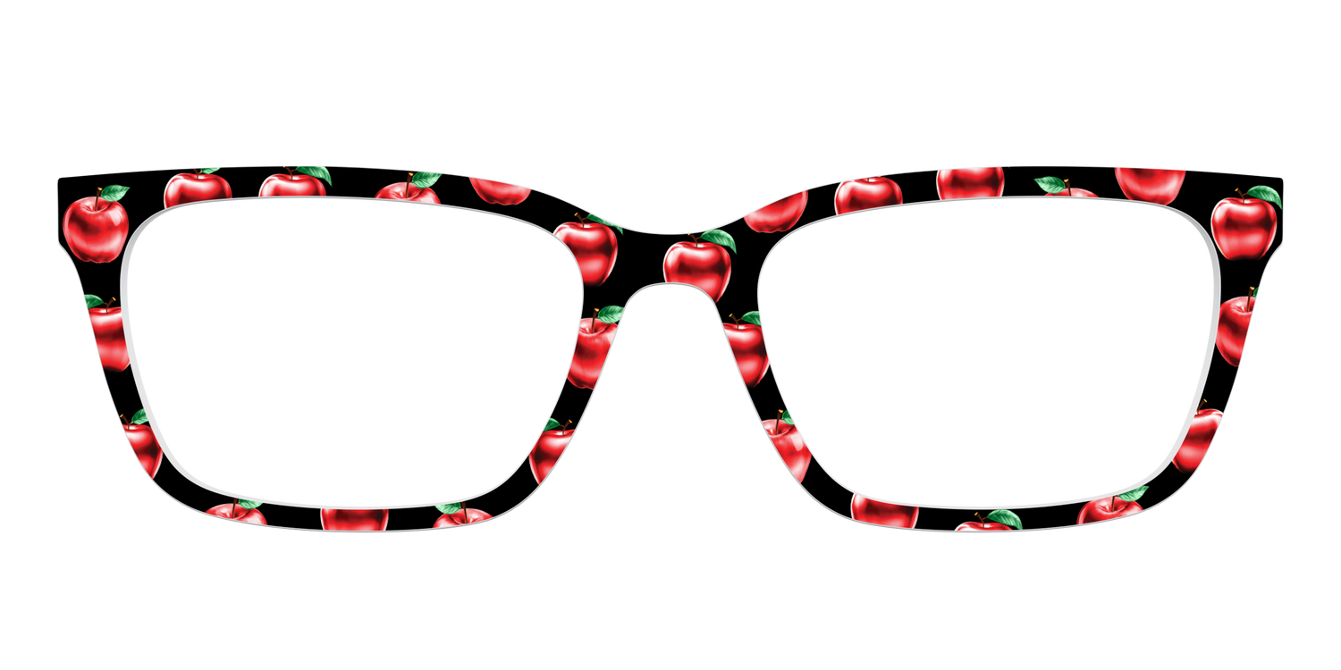The Red Chrome Apples - Front Top Image - Pair Eyewear
