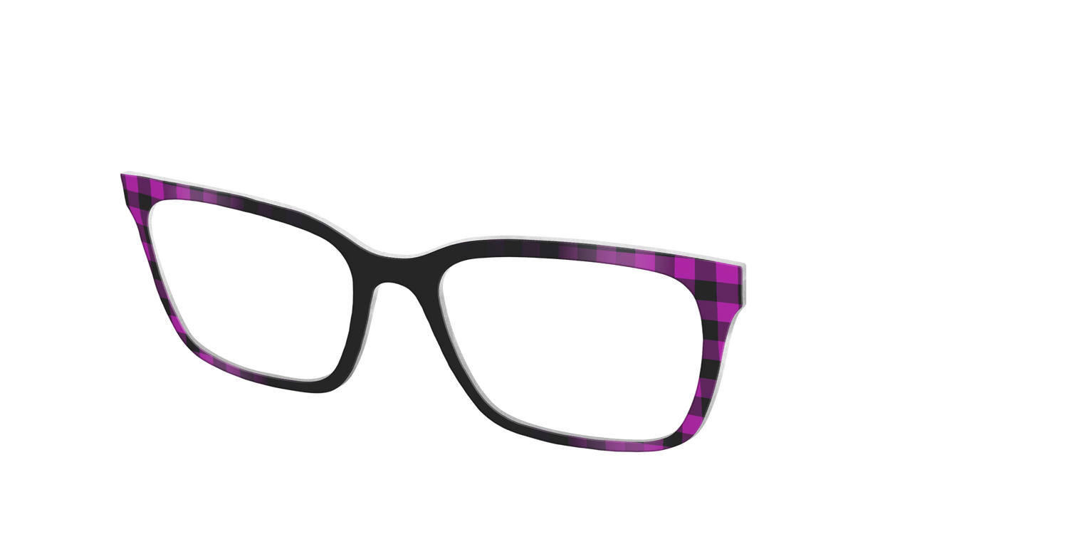 The Reimagined Plaid - Angle Top Image - Pair Eyewear