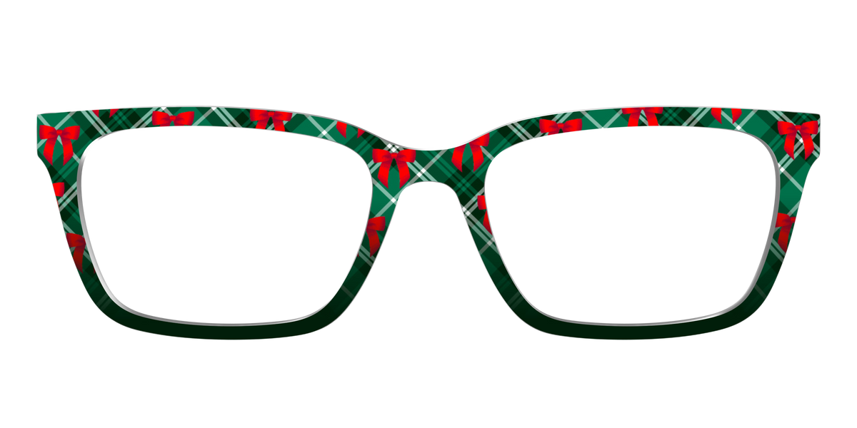 The Ribbon-Clad Plaid - Front Top Image - Pair Eyewear
