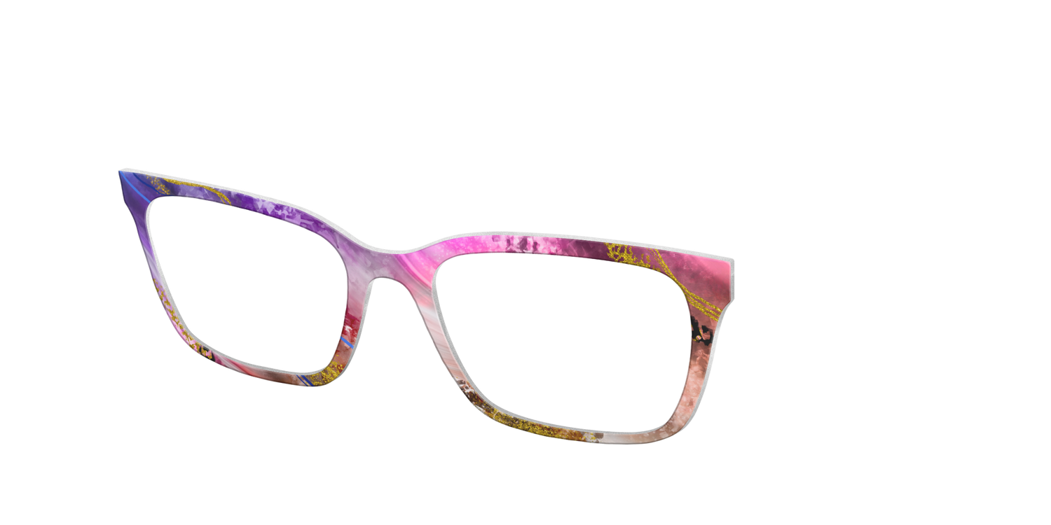 The Rose Quartz Crystal - Angle Top Image - Pair Eyewear