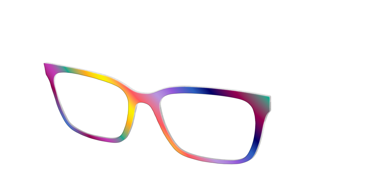 The School Spirit Gradient - Angle Top Image - Pair Eyewear