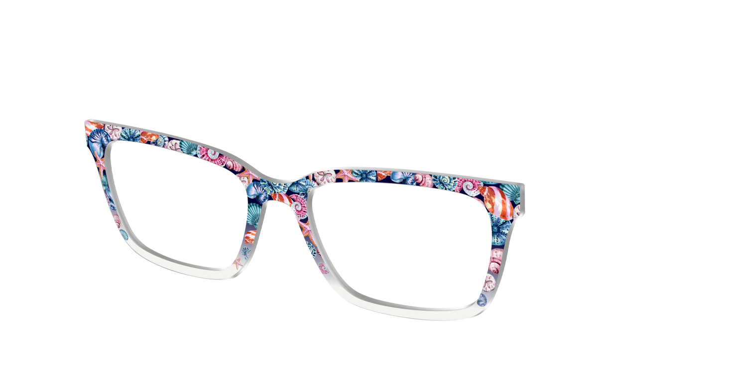 The Seashell Confetti - Angle Top Image - Pair Eyewear