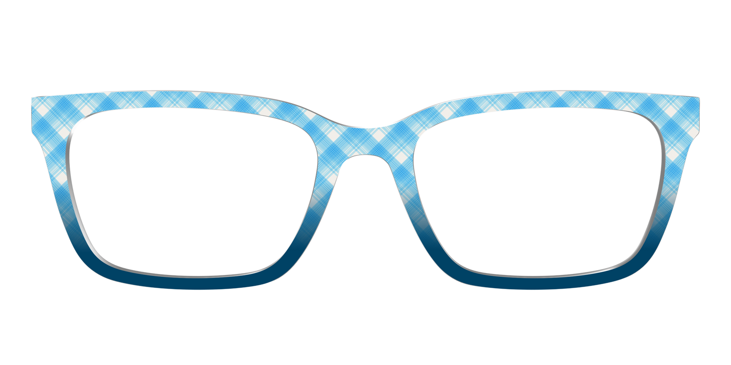 The Seaside Plaid - Front Top Image - Pair Eyewear