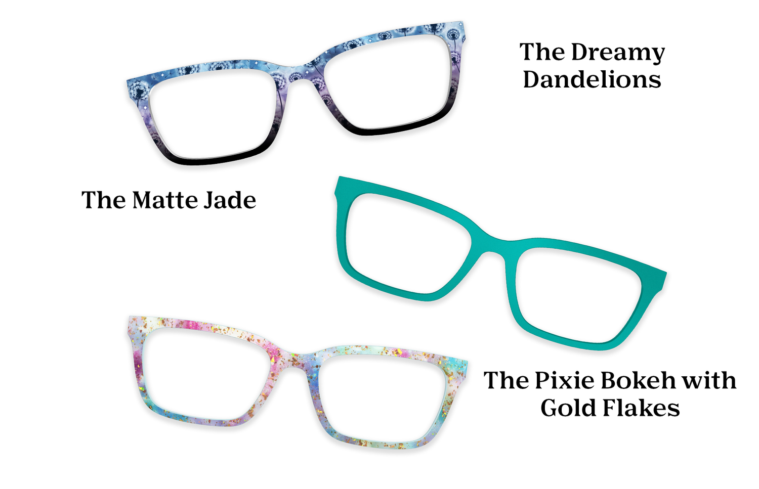 The Larkin - Seafoam Clear - Pairing Set - Pair Eyewear