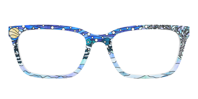 The Snowscape Stained Glass - Front Top Thumbnail - Pair Eyewear