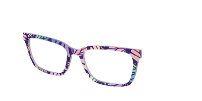 The Sorbet Wings Mosaic - Angle Top Thumbnail - Pair Eyewear
