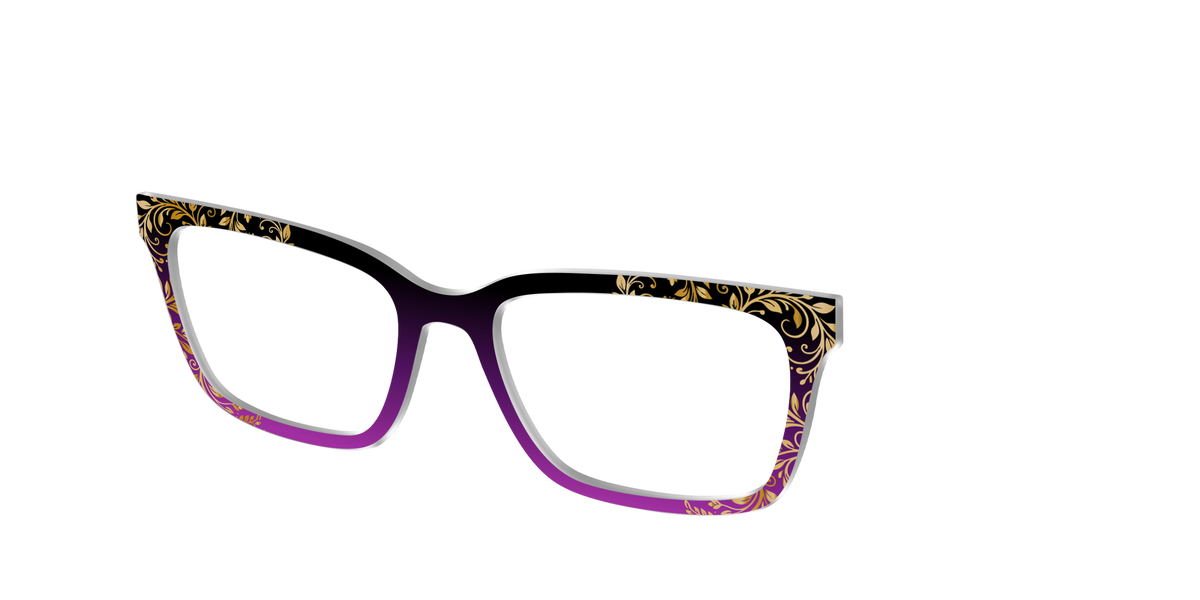 The Spellstruck Scrolls - Angle Top Image - Pair Eyewear