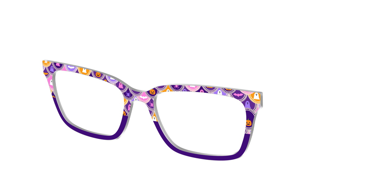 The Spooky Scallop Split - Angle Top Image - Pair Eyewear
