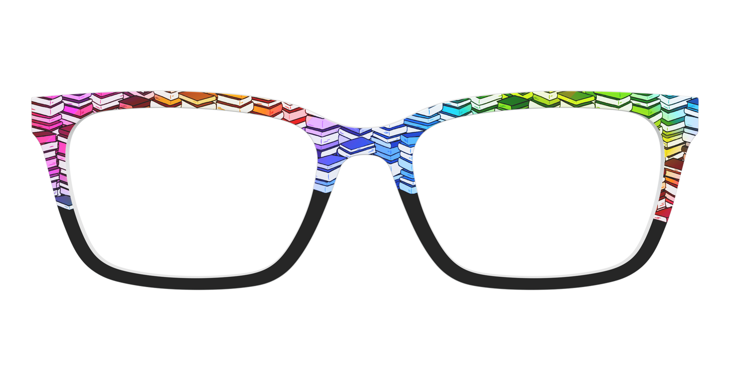 The Rainbow Stacks Split - Front Top Image - Pair Eyewear