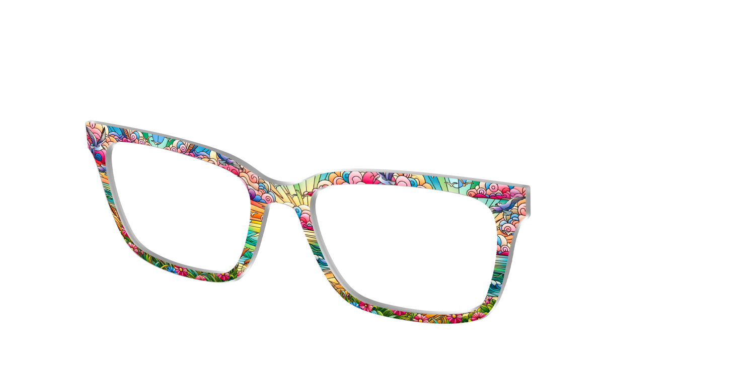 The Sun-Drenched Stained Glass - Angle Top Image - Pair Eyewear