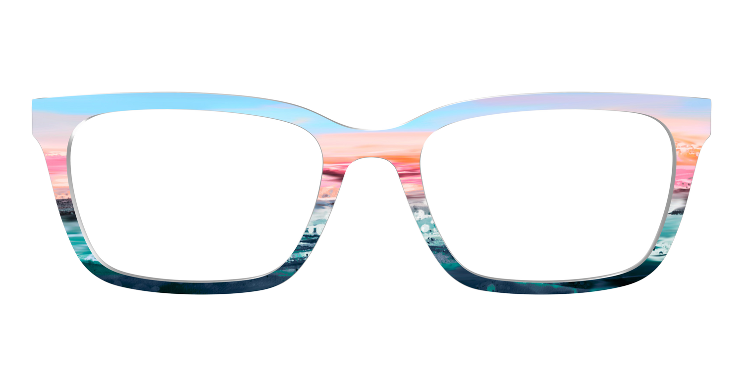 The Sunset Seashore - Front Top Image - Pair Eyewear
