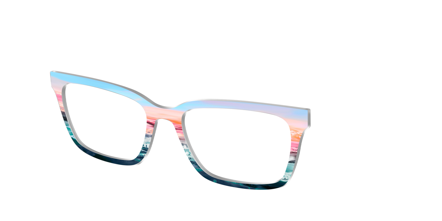 The Sunset Seashore - Angle Top Image - Pair Eyewear