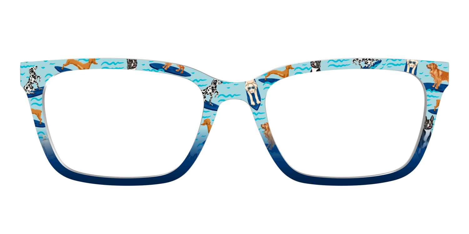 The Surf's Up Pups - Front Top Image - Pair Eyewear