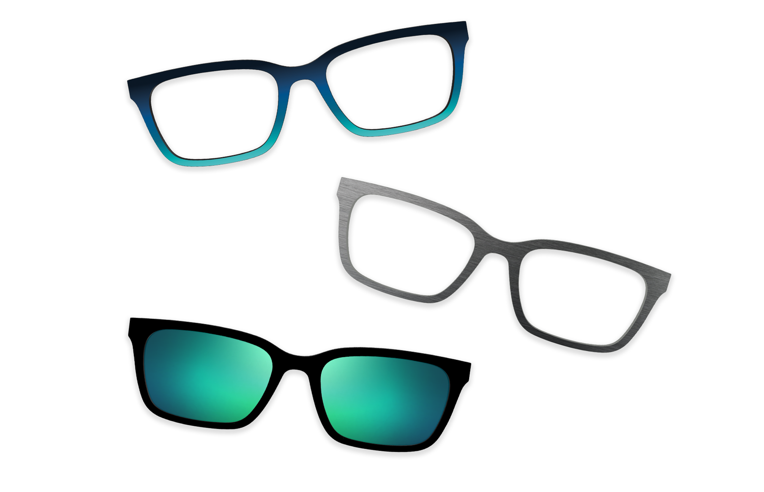 Teal Pearlized Metal - Set - Product Image 7 - Pair Eyewear