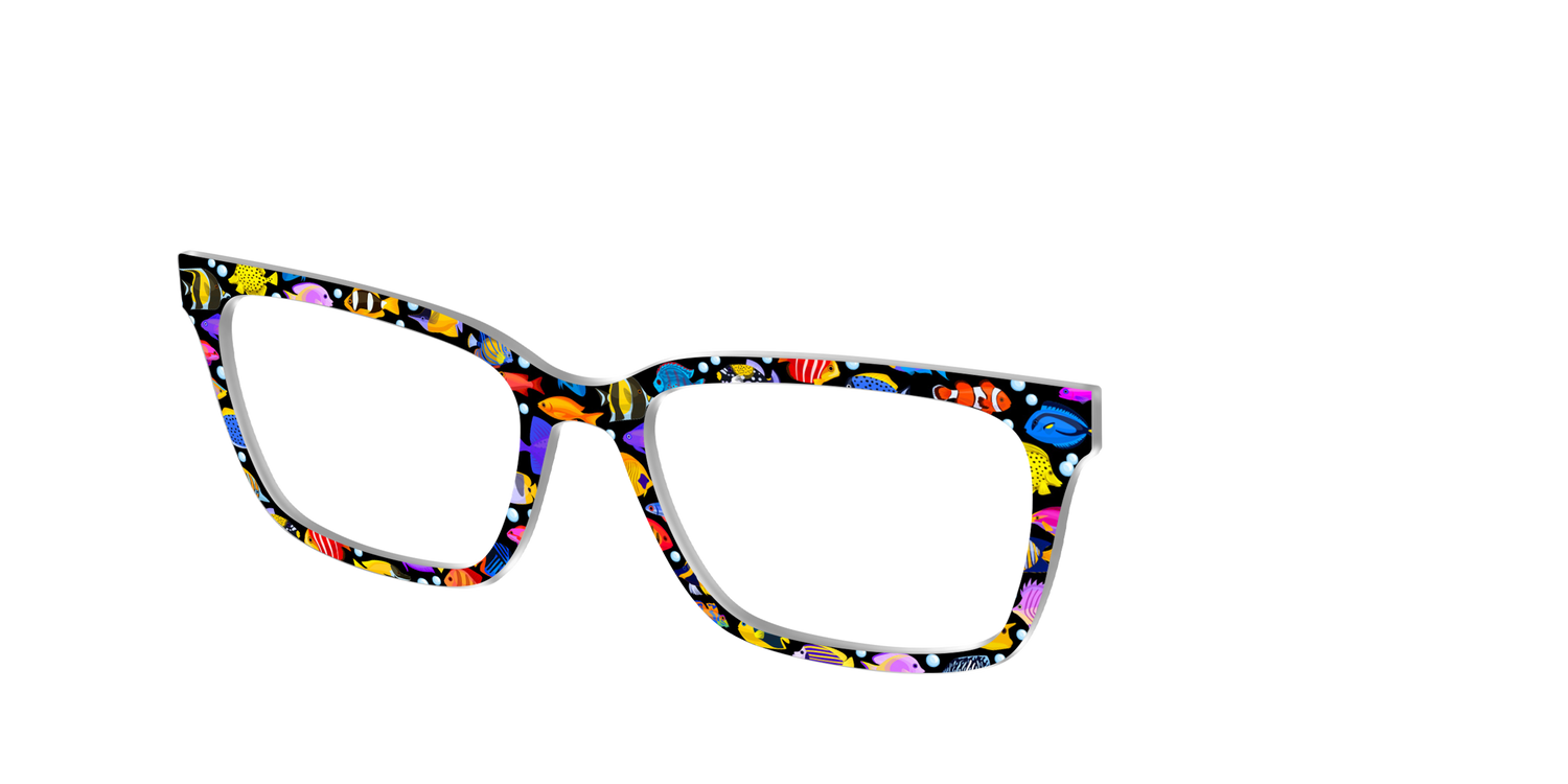 The Tropical Fish Friends - Angle Top Image - Pair Eyewear