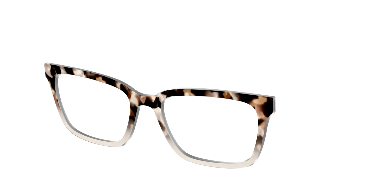 The Vanilla Latte Tortoise - Angle Top Image - Pair Eyewear