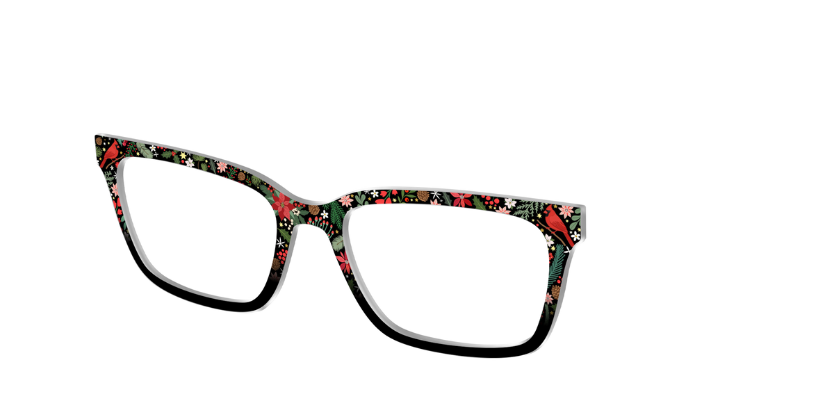 The Winter Wonderland Floral - Angle Top Image - Pair Eyewear