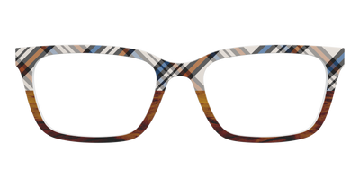 The Wood Split Plaid - Front Top Thumbnail - Pair Eyewear
