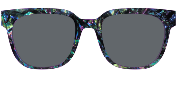 The Murphy - Violet Pearlized Gradient Acetate Rose Gold Metal