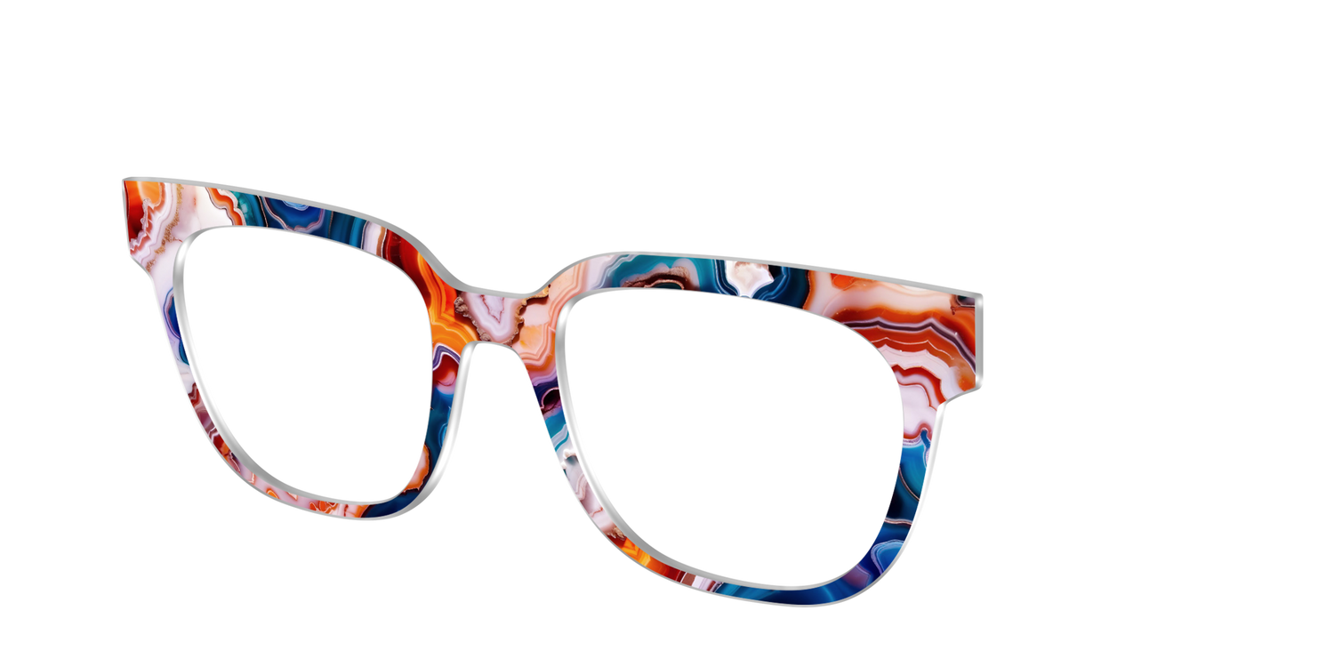 The Abroad Agate - Angle Top Image - Pair Eyewear
